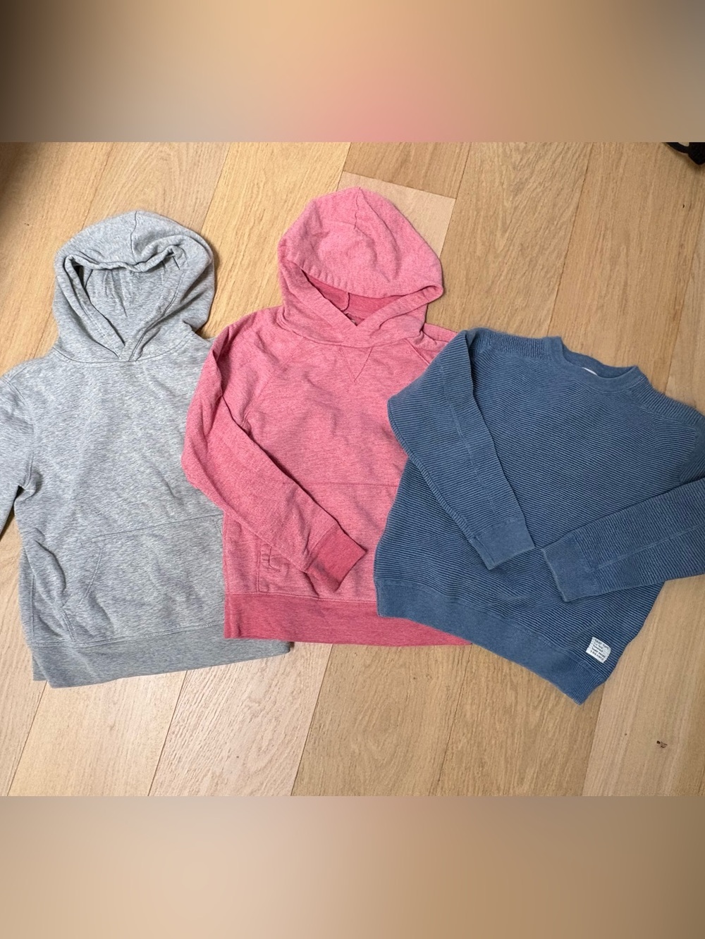 Set of 3 sweaters: GAP Kids M, CrewCuts 10 and Zara 9 - Picture 1 of 4